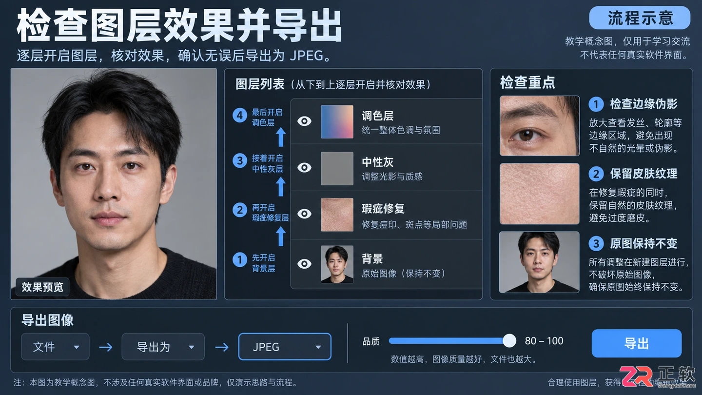 Photoshop修图案例教程：实用技巧 步骤图与人像精修实例