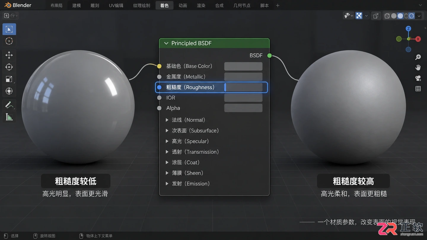 Blender材质制作方法图解教程，新手快速入门步骤