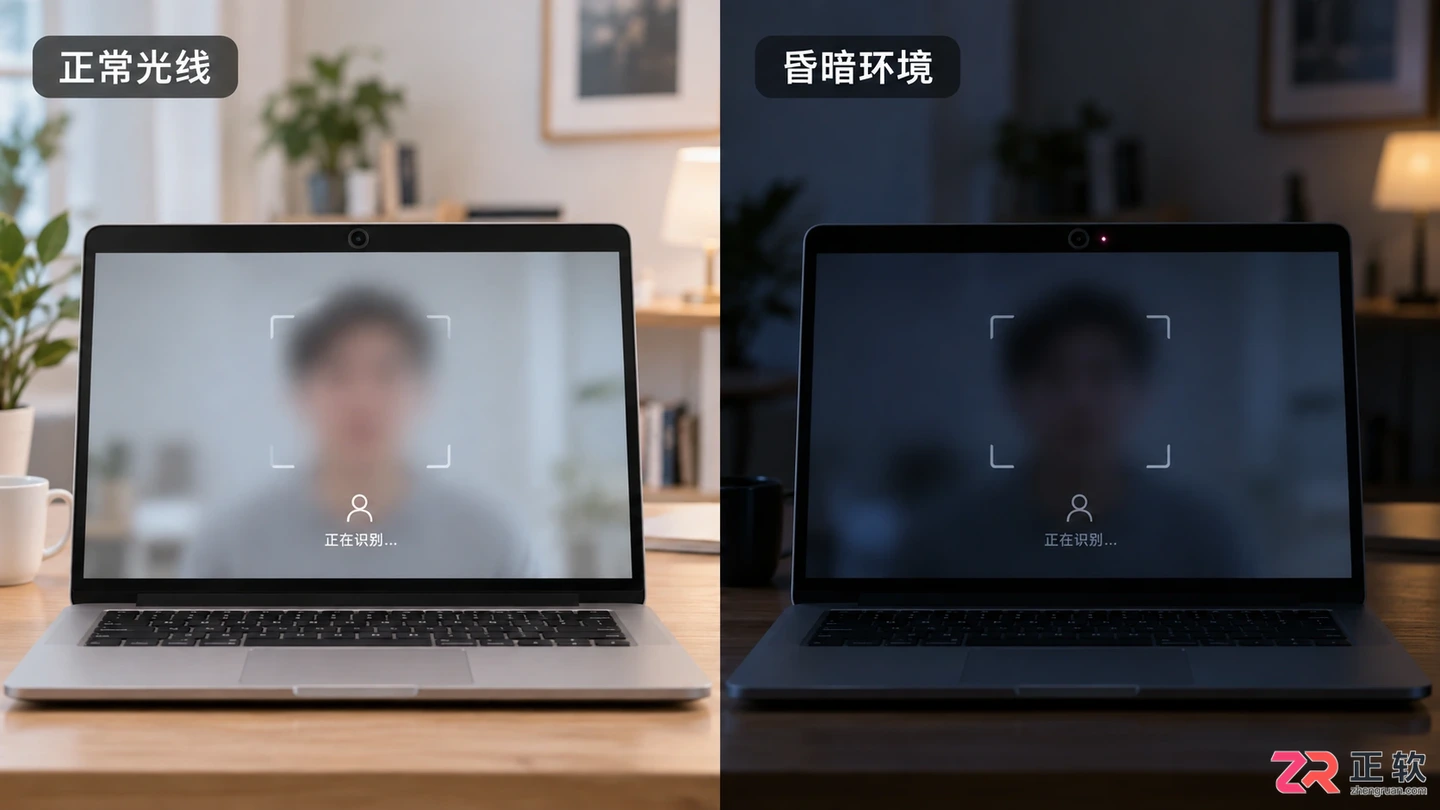 电脑摄像头怎么测试人脸识别功能及效果判断方法