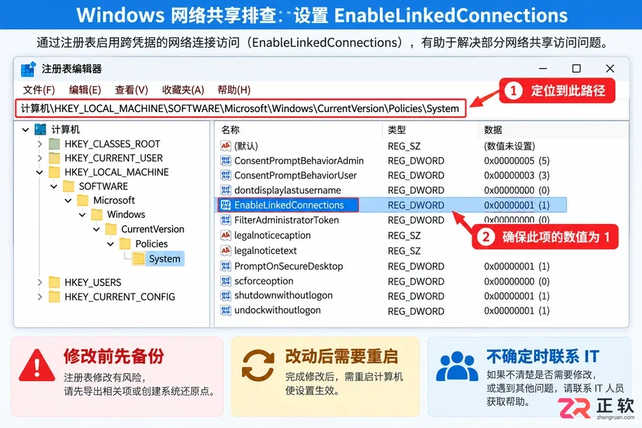 listary搜索出来后打不开共享的排查修复教程