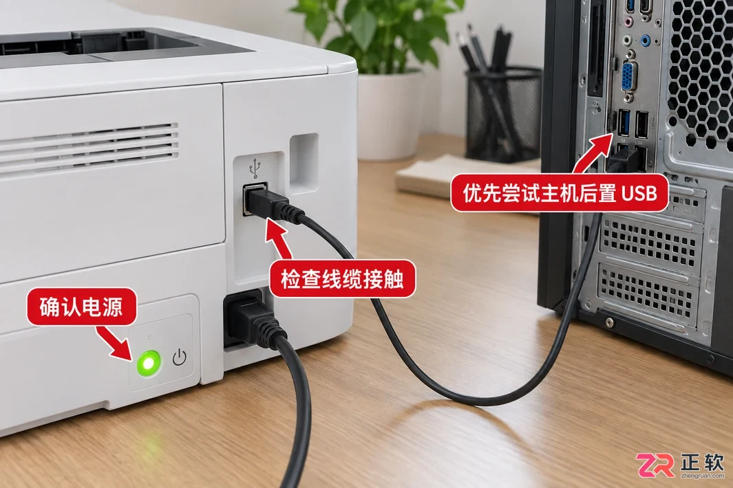 打印机连接电脑不显示打印机怎么办及解决方法