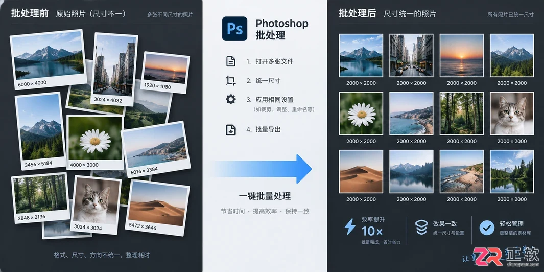 photoshop批处理改尺寸怎么弄的详细操作教程