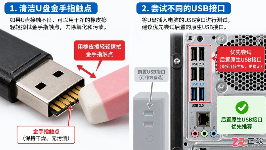 u盘插电脑没反应怎么处理的解决方法教程