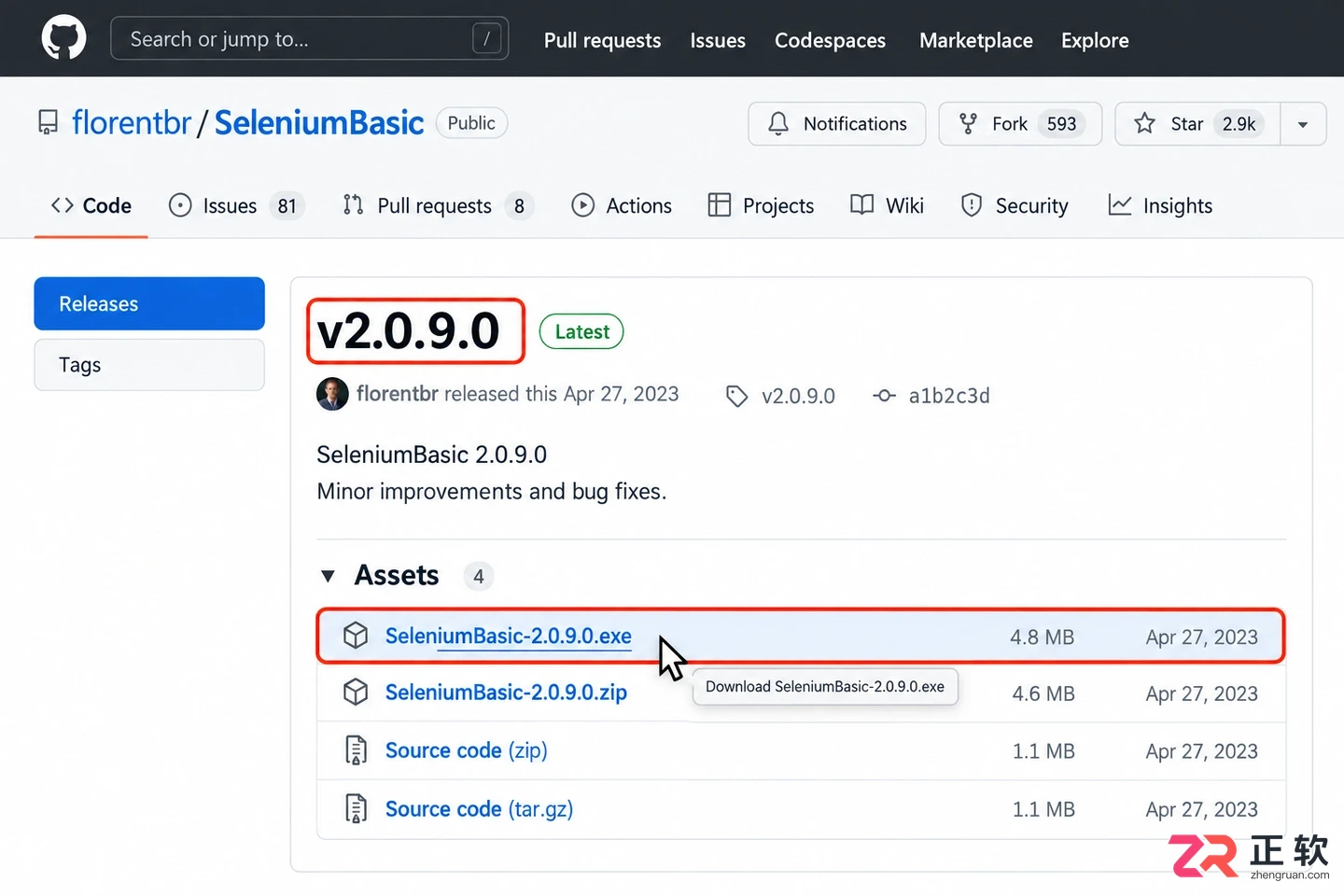 seleniumbasic安装包2.0.9.0下载与安装教程