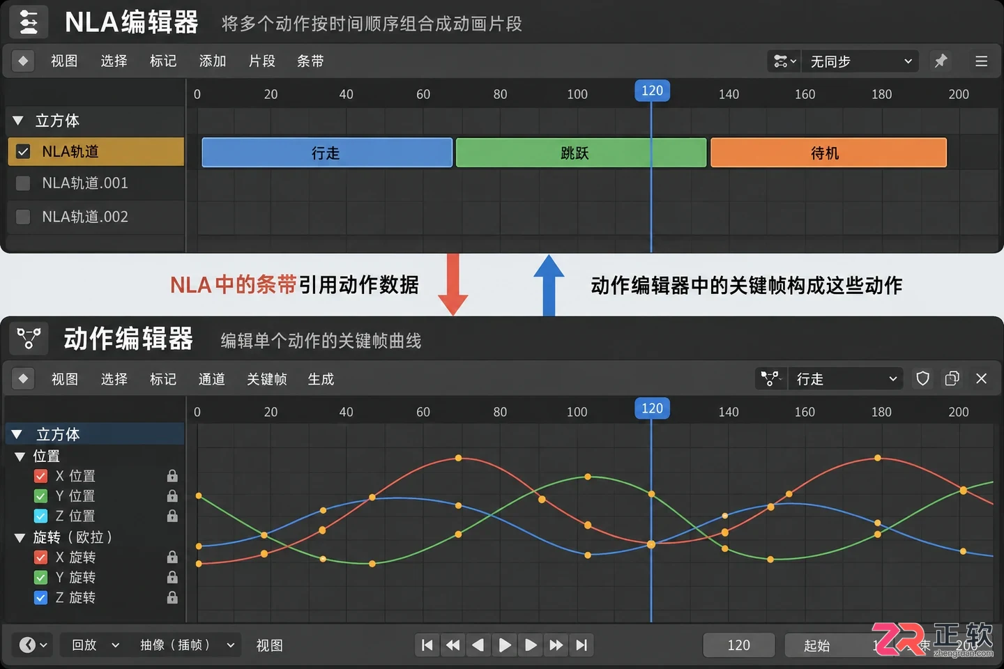 blender改完动作怎么保存到本地文件教程
