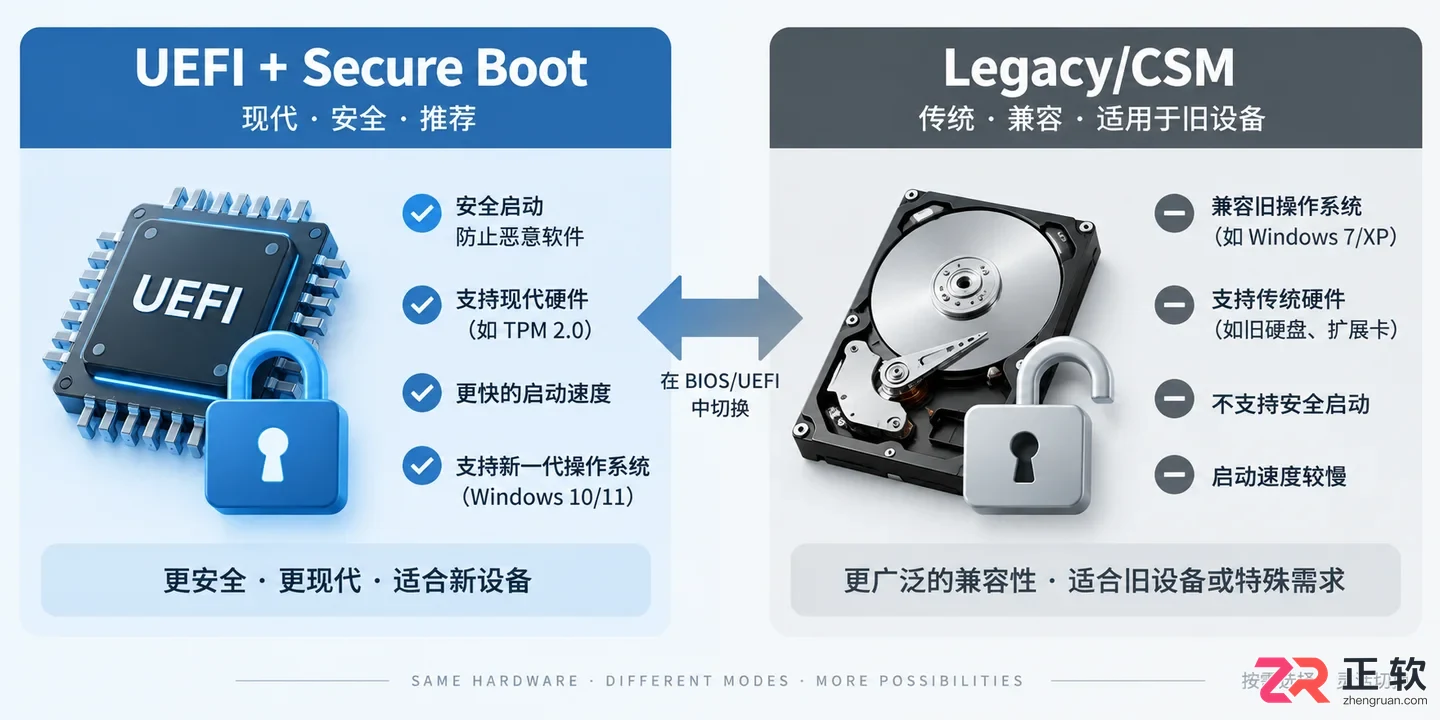 bios开启安全启动后无法引导系统怎么办