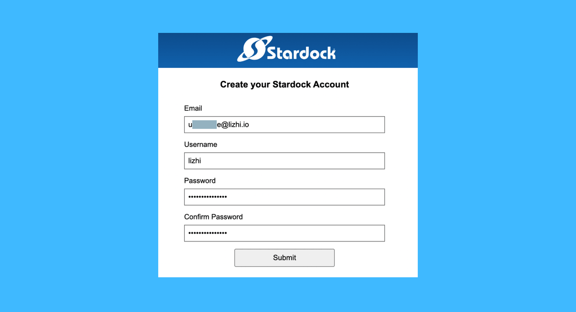 Object Desktop真实操作步骤1：打开下方 Stardock 账号注册页面，填入相应的信息后提交创建，请务必记住你的邮箱地址，方便后续管理 / 重置激活等： 账号注册