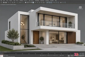 3dmax建筑建模步骤详解:从零开始完成房屋建模与效果图制作
