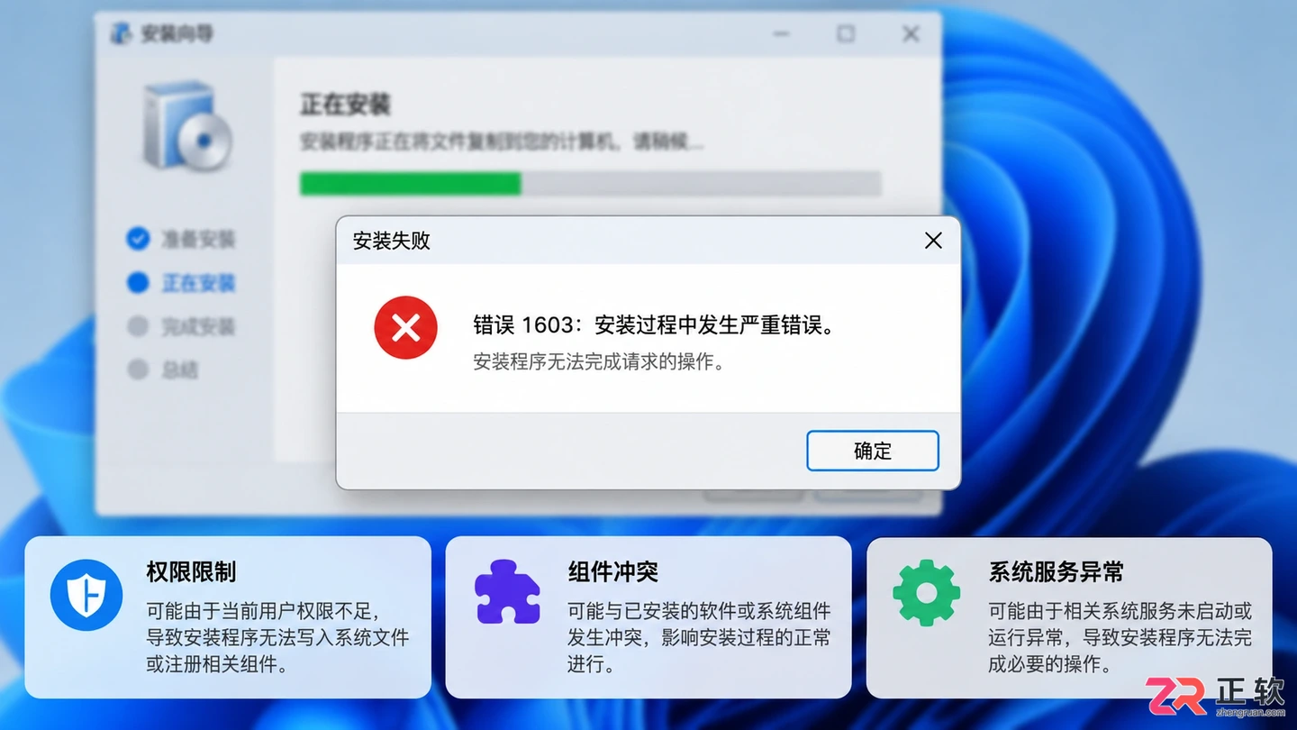 3dmax安装错误1603怎么解决？原因与修复方法