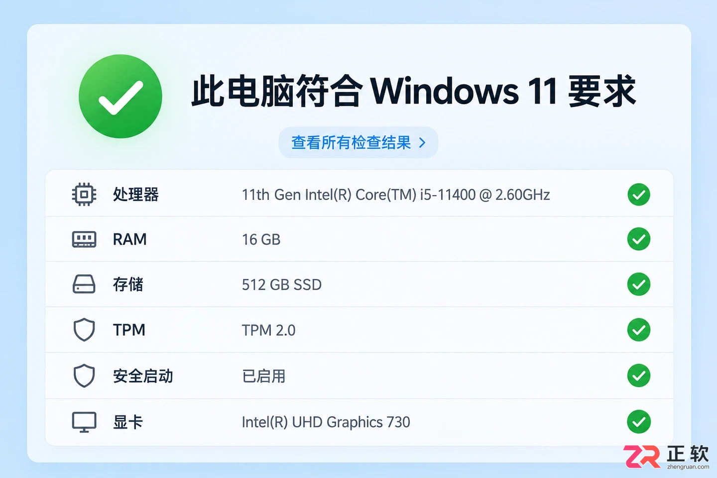 电脑能不能装Win11?三个自查步骤,5分钟出结果