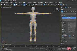 3ds Max角色动画基础:Biped骨骼绑定与行走循环制作