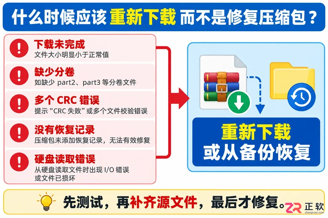 WinRAR损坏的压缩包还能修复吗怎么做