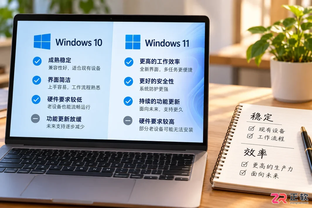 一张对比表理清Windows10和Windows11该留哪个