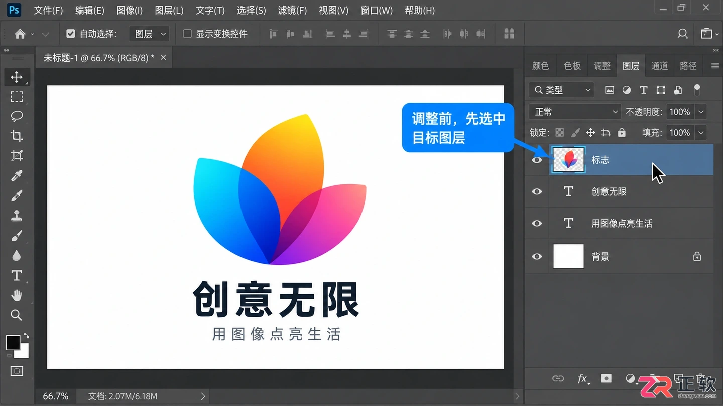 Photoshop图层大小怎么调整?等比例缩放与尺寸设置