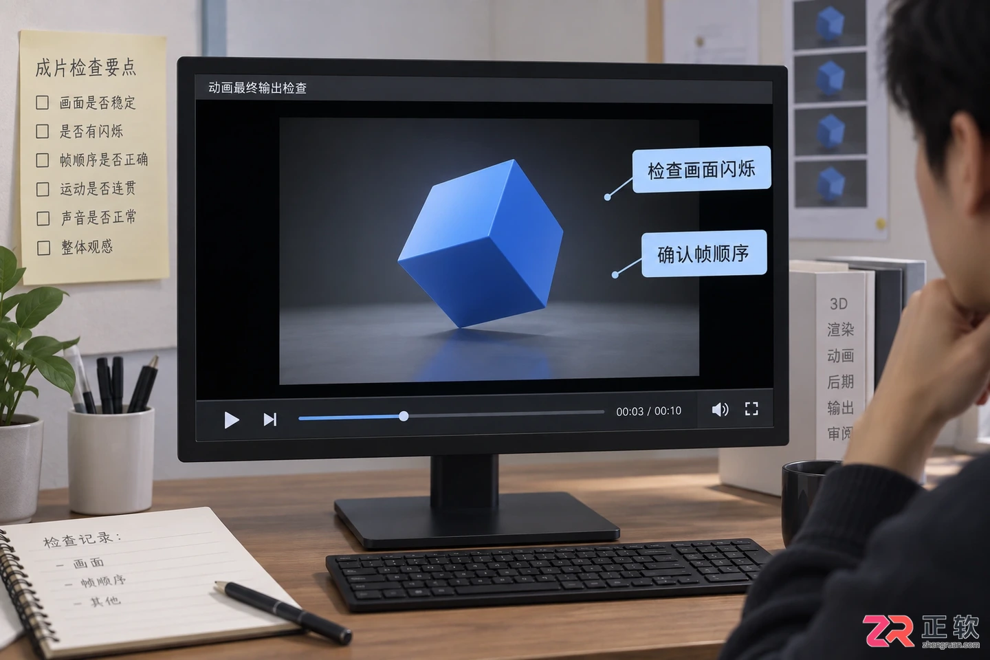 3dmax动画制作教程：渲染设置 预览及导出视频方法