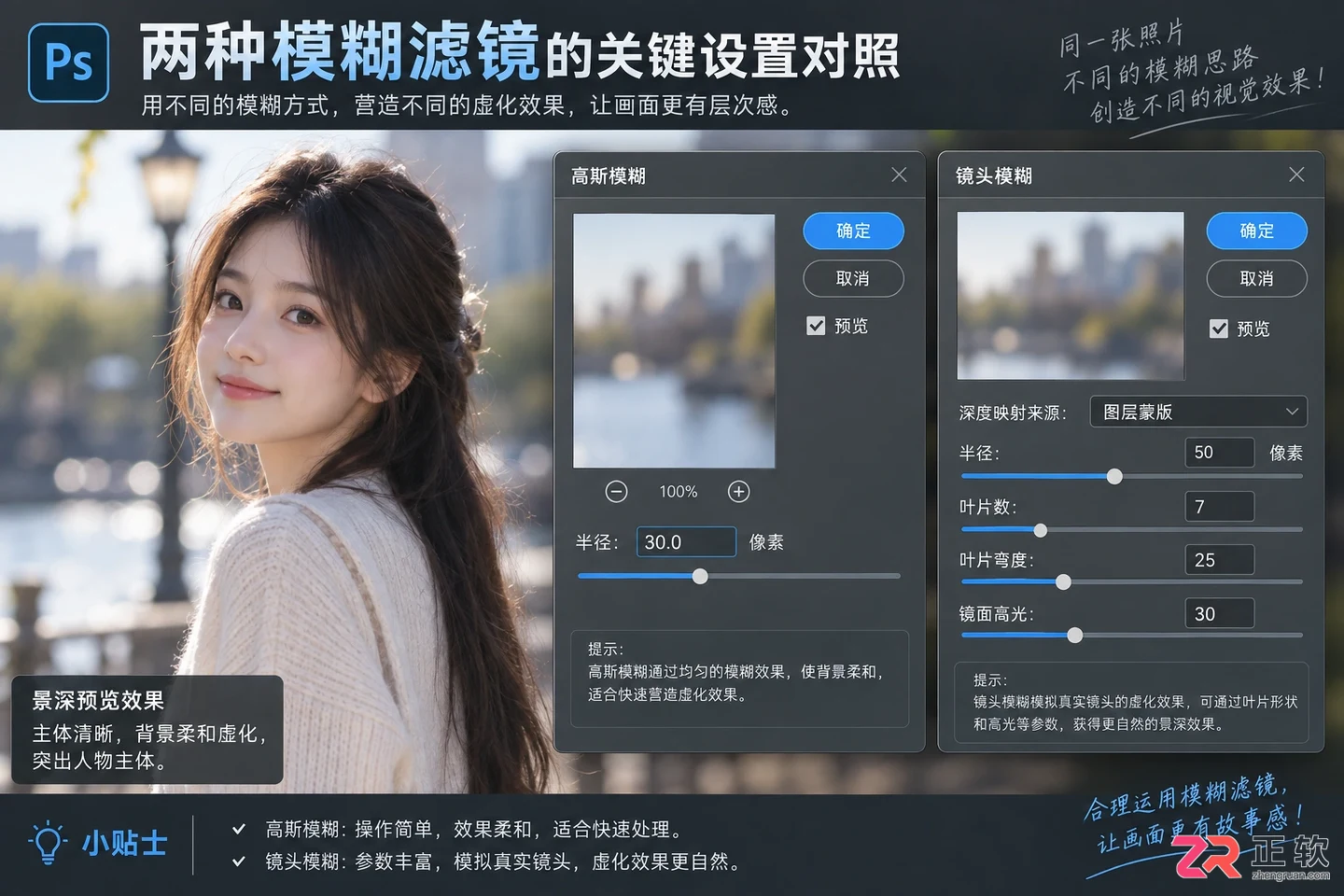 Photoshop滤镜大全：常用滤镜效果与使用方法