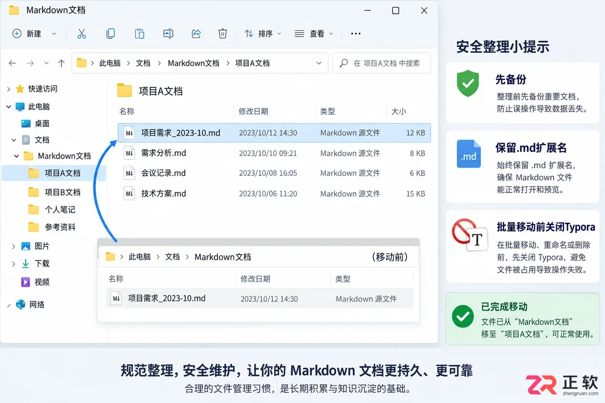 Typora文档太多怎么管理?默认打开路径和文件树用法