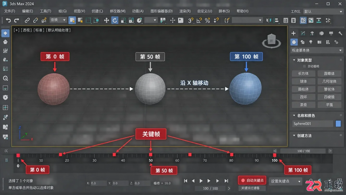 3DMAX动画制作入门步骤与实例教程合集