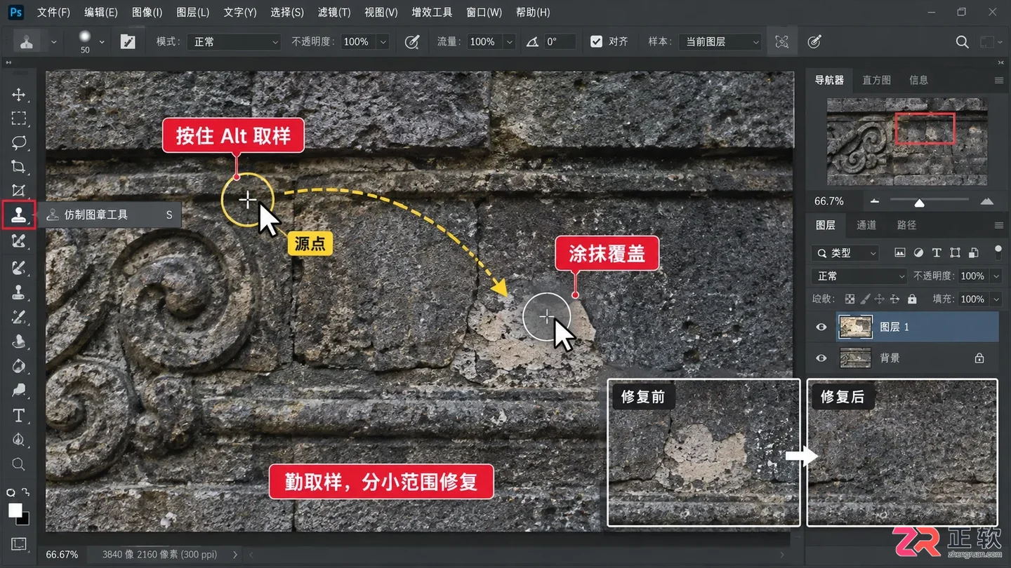 Photoshop修图软件使用教程：常用工具与基础操作