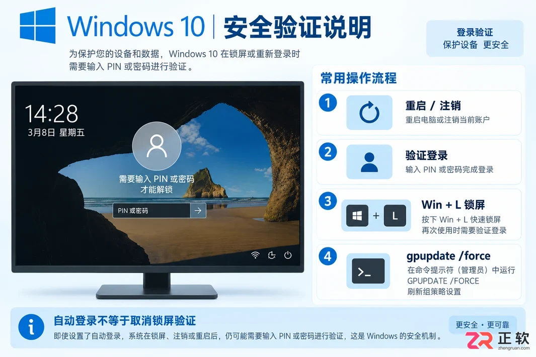 win10企业版取消开机密码需要注意哪些设置