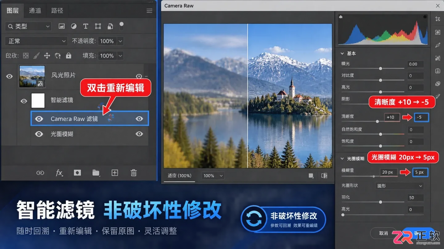 Photoshop滤镜分为哪三种类型？分类与作用详解