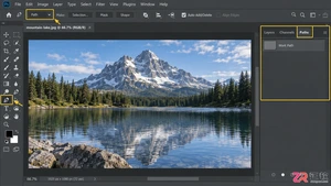 photoshop钢笔工具换选区
