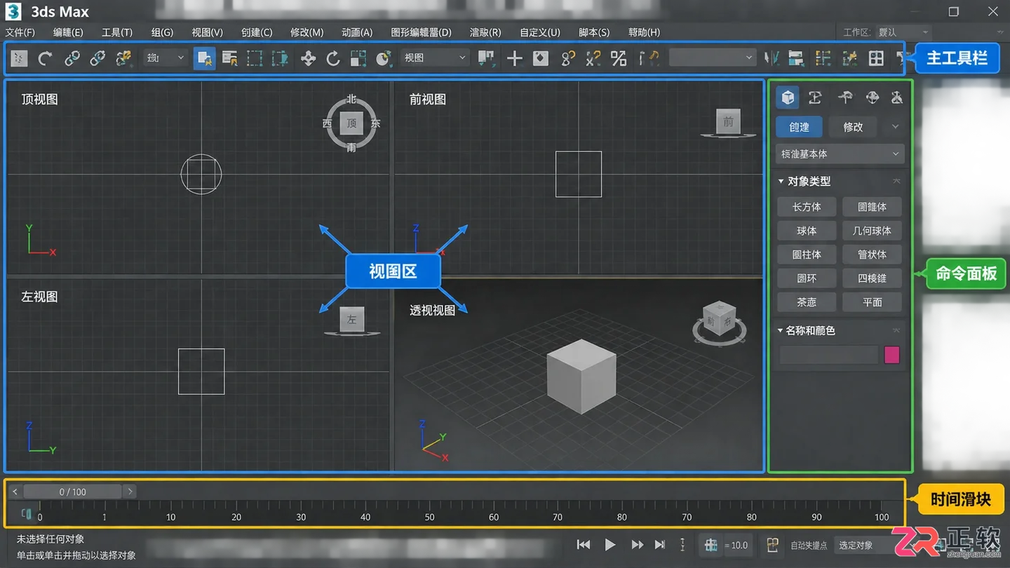 3dmax角色建模视频教程：零基础人物模型制作
