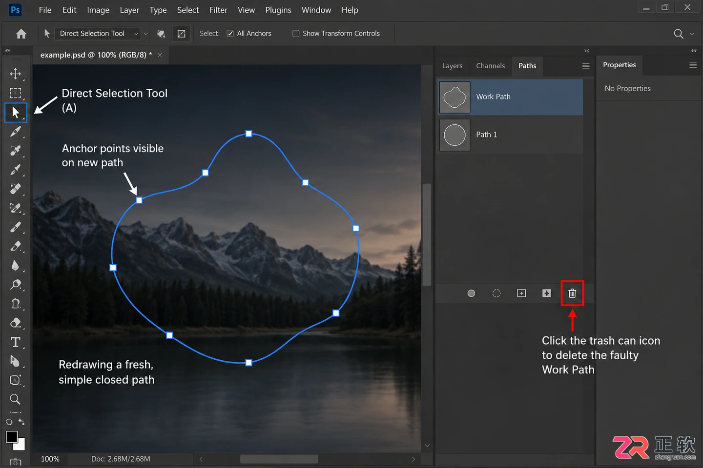 photoshop 钢笔工具建立选区时是反选的怎么调回来
