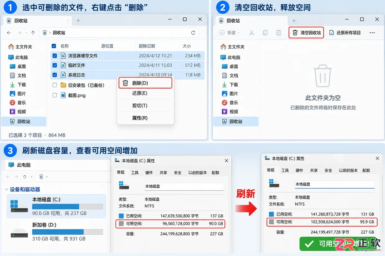Bandizip解压后磁盘空间不足?先检查目标盘