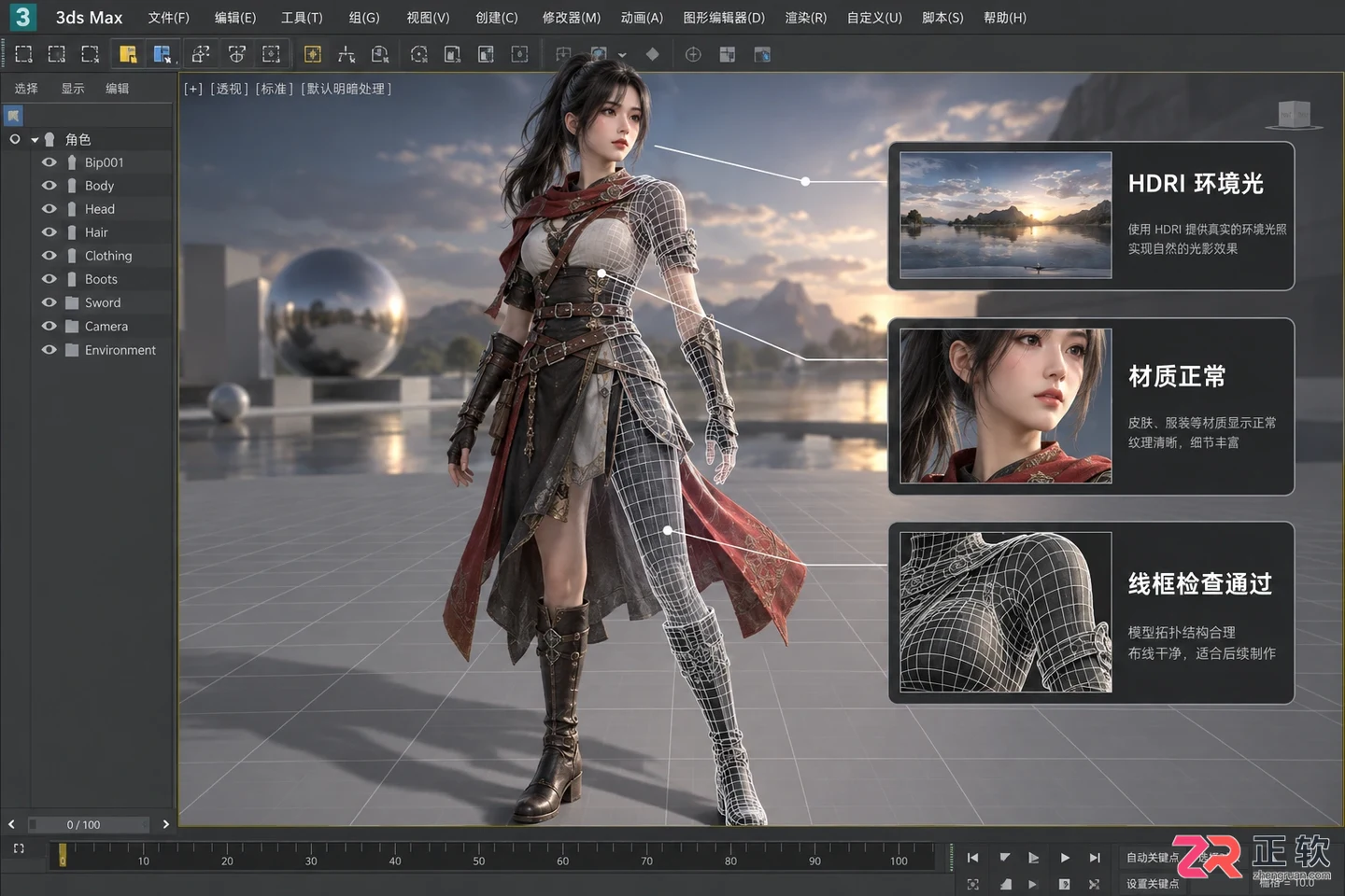 3dmax角色建模素材哪里找？免费素材网站与使用方法
