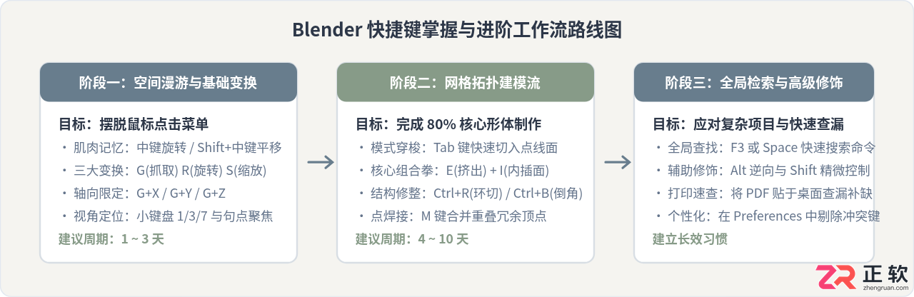 blender快捷键大全pdf下载与常用命令一览表