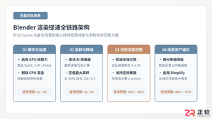 blender渲染太慢了怎么解决？提升渲染速度的方法