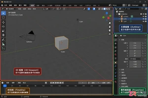 blender添加摄像机的操作步骤图文教程