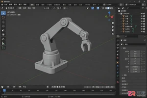 blender设置父级对象快捷键与操作方法