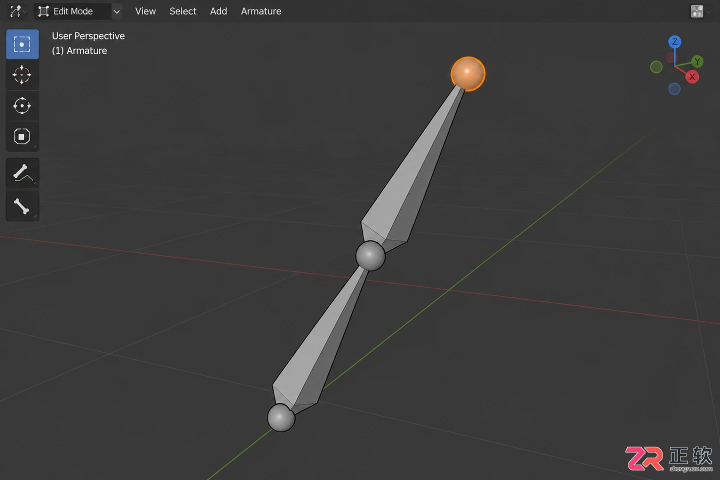 blender怎么选骨骼快捷键及选中操作教程