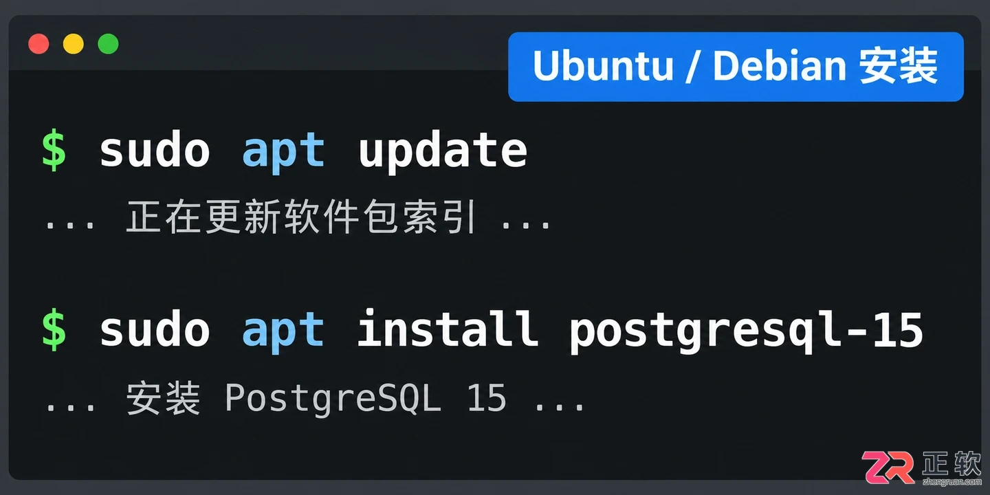 postgresql 15 linux 安装