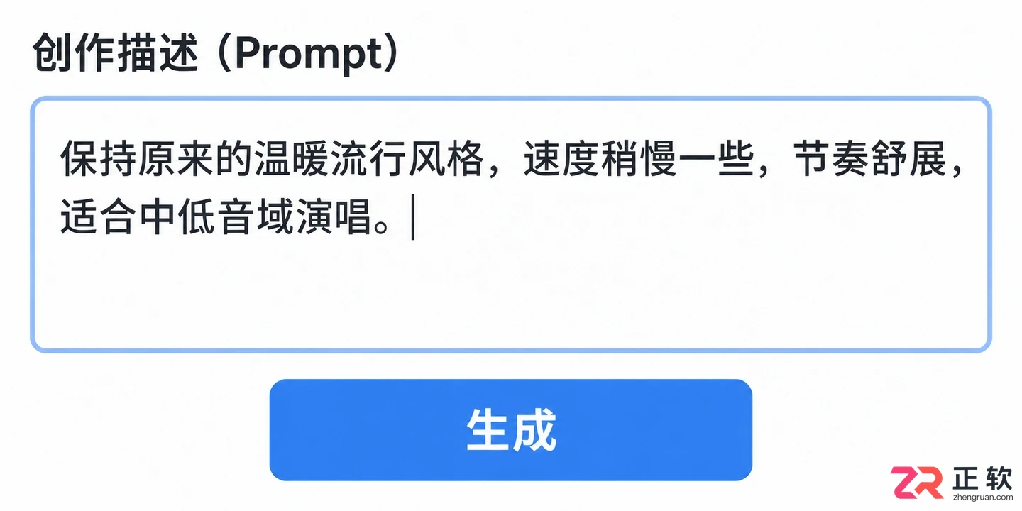 音述AI怎么调整BPM和调性修改歌曲节奏