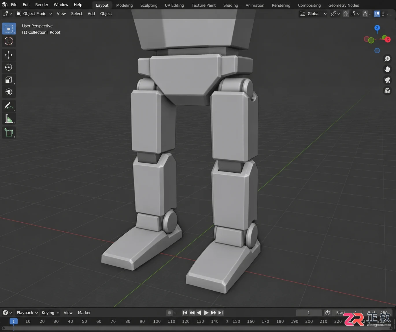 blender机器人建模教程详解全过程步骤