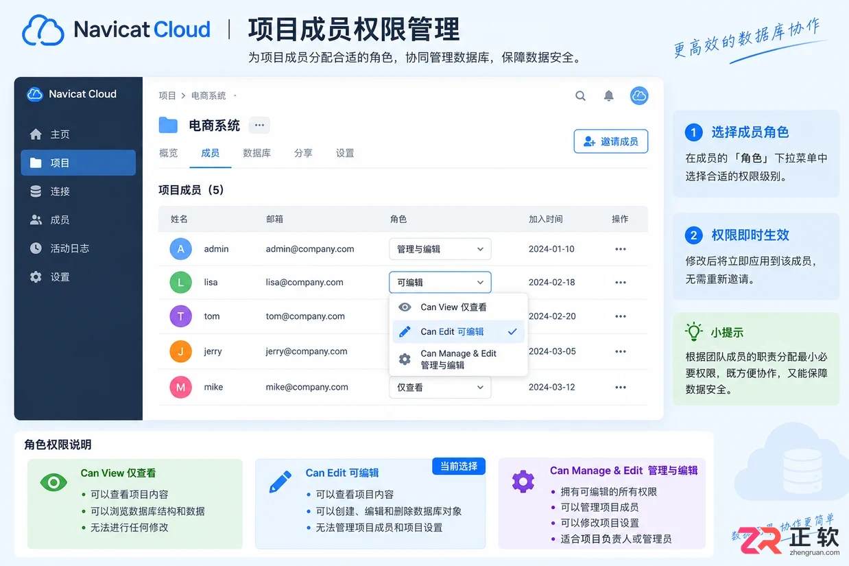 navicat使用教程-数据安全管理图文操作详解