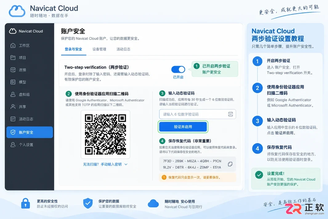 navicat使用教程-数据安全管理图文操作详解