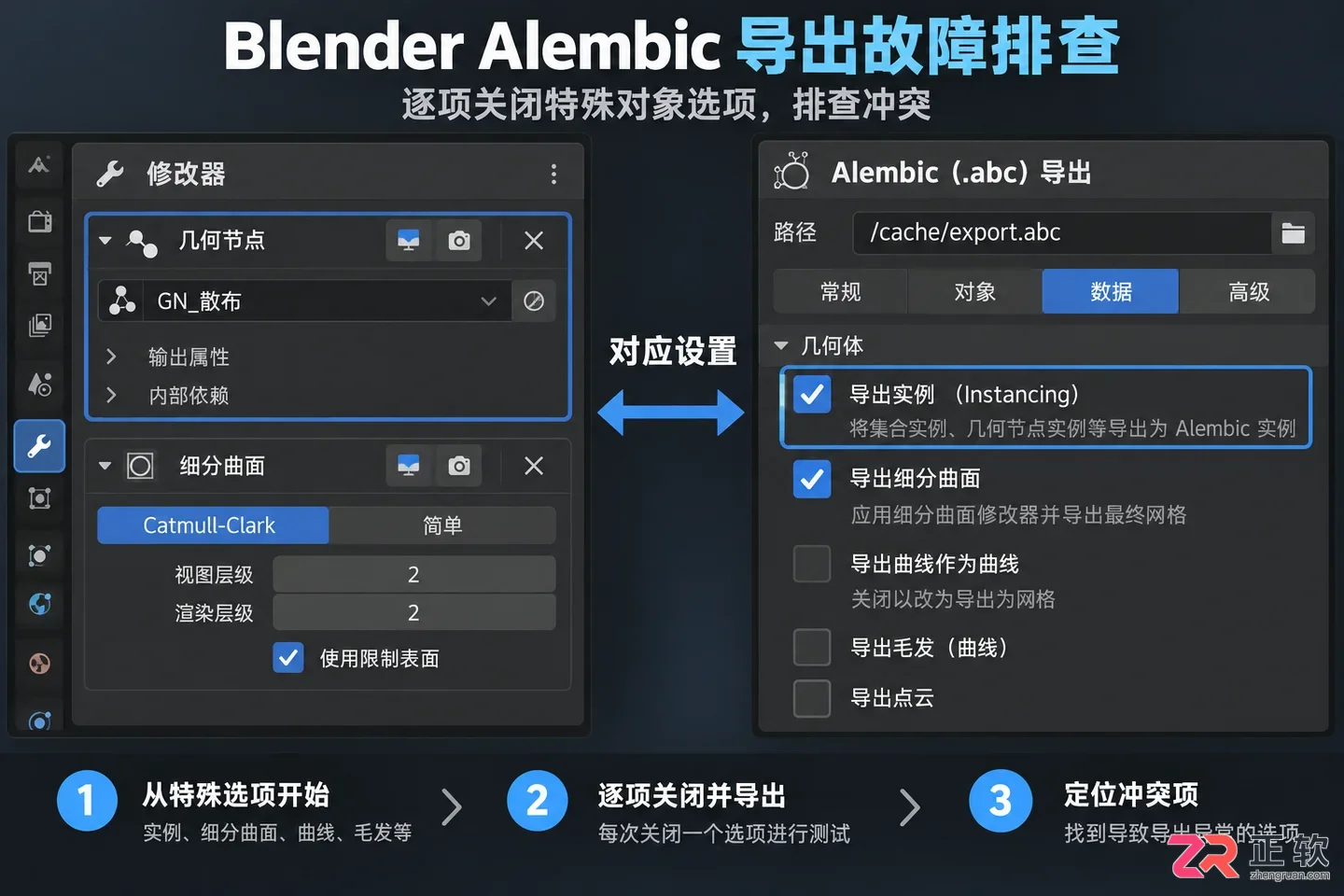 blender导出ABC格式后闪退怎么解决教程