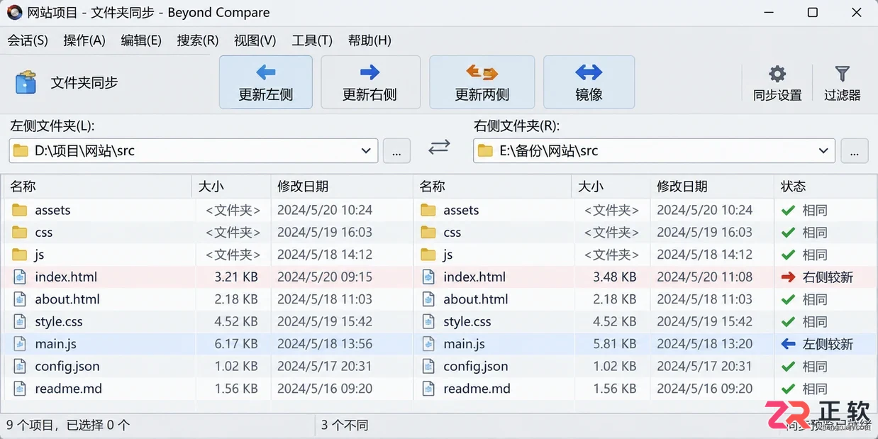 Beyond Compare同步失败原因及解决方法