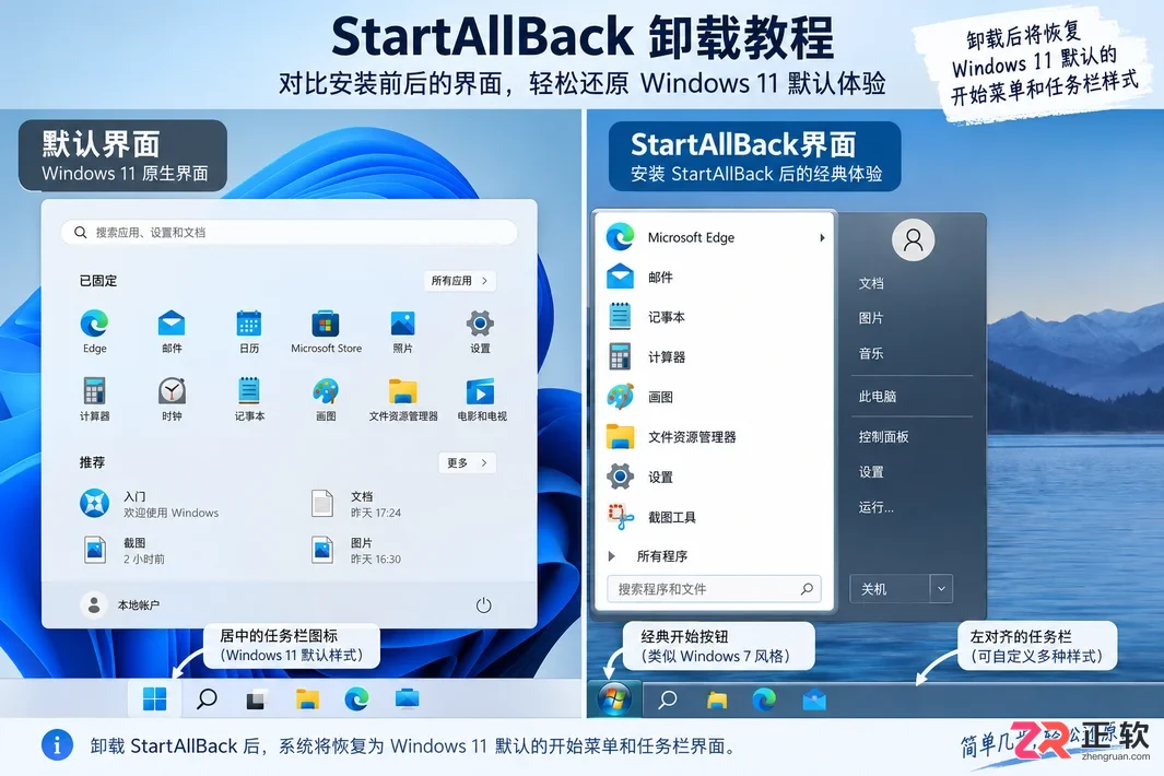 startallback如何卸载干净并清除残留文件