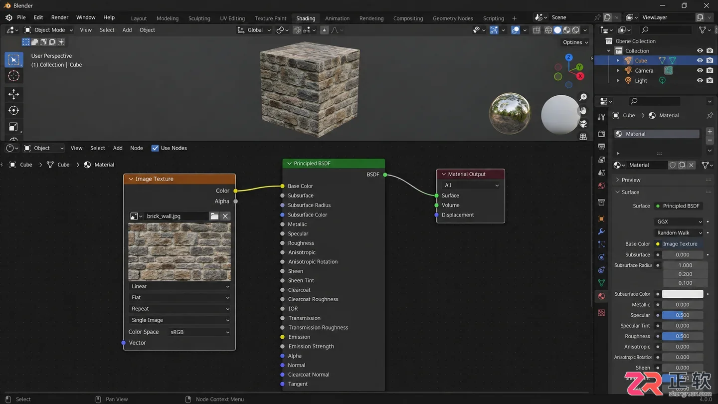 blender导入fbx变成白模了怎么解决贴图不显示问题