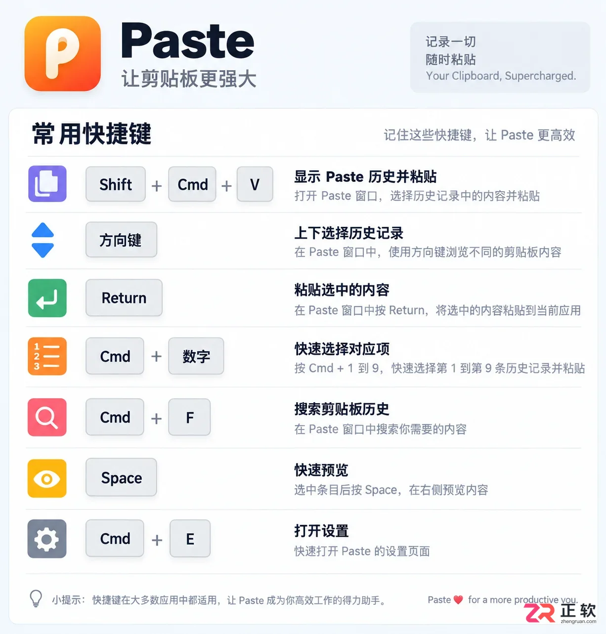 paste剪贴板怎么删除内容及快捷操作教程