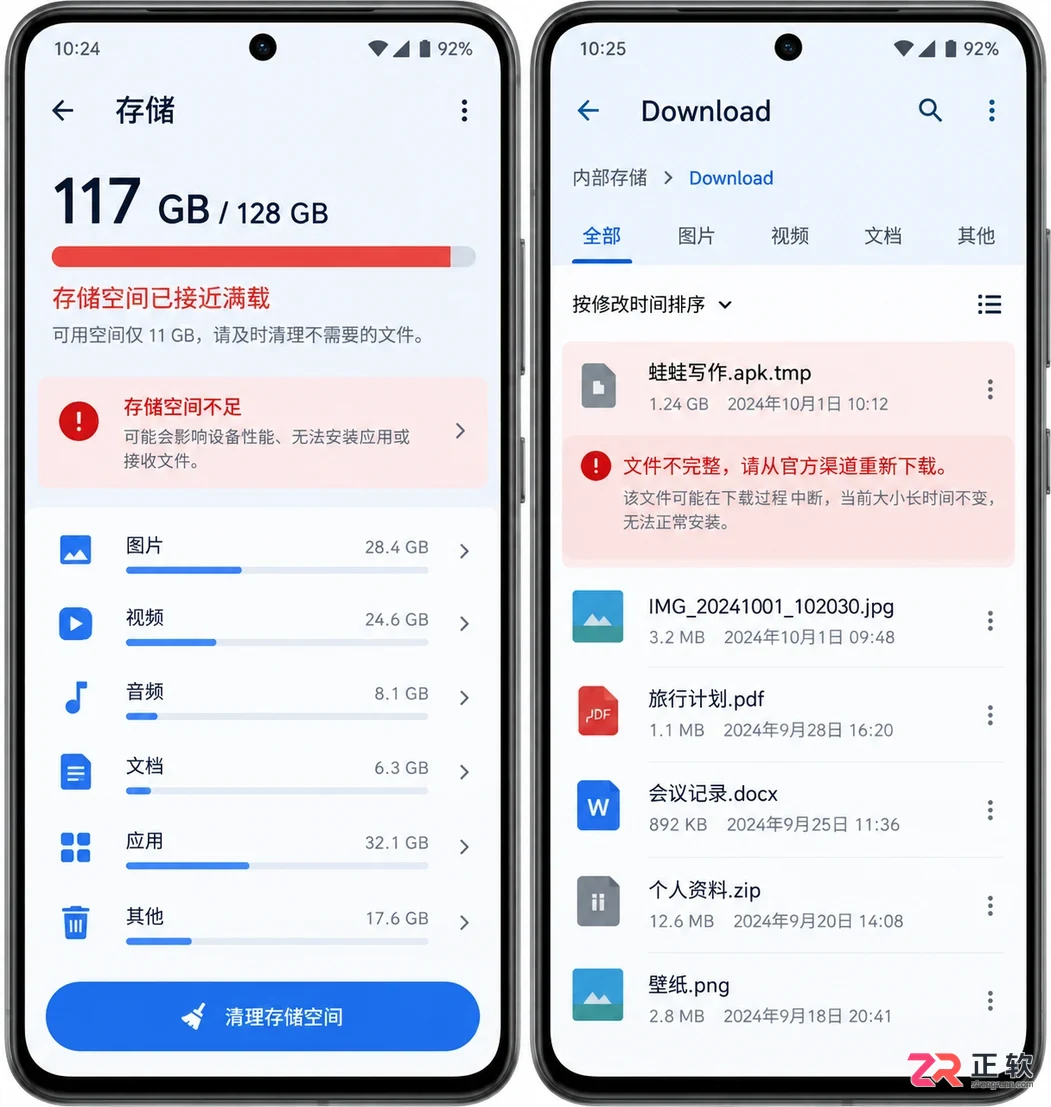 蛙蛙写作手机重启后下载中断怎么恢复