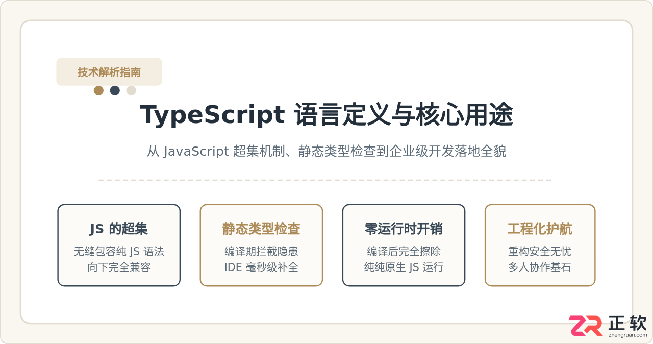 typescript是什么语言？一文看懂其定义与用途