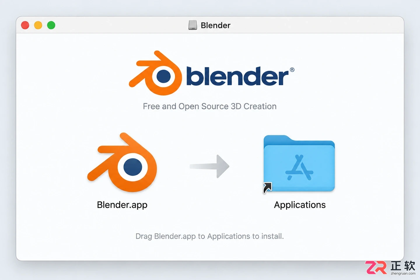 blender安装包mac下载与安装教程详解
