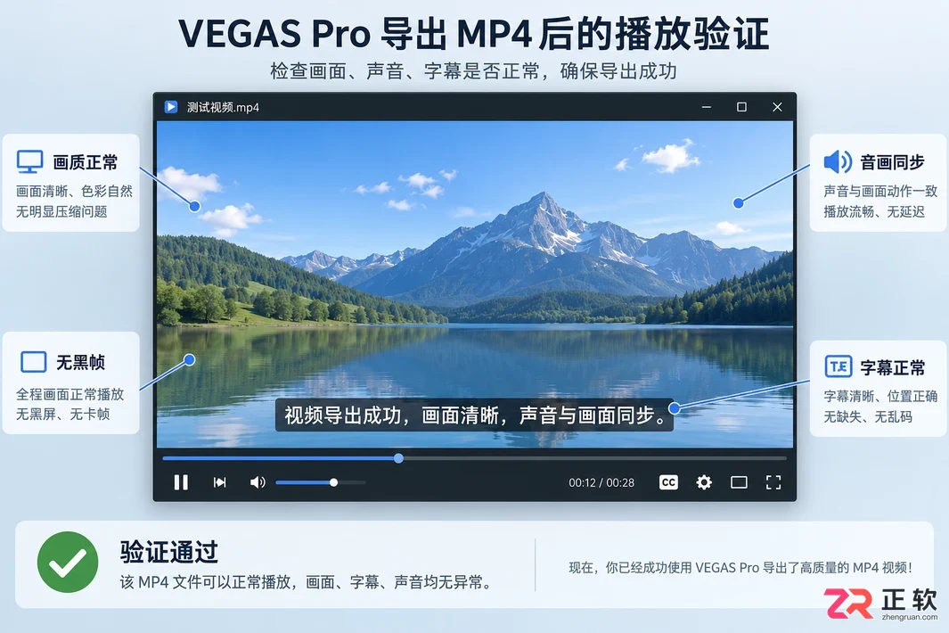 VEGAS导出MP4格式视频的详细操作教程
