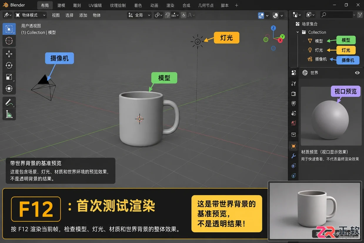 blender透明背景怎么弄完整设置教程